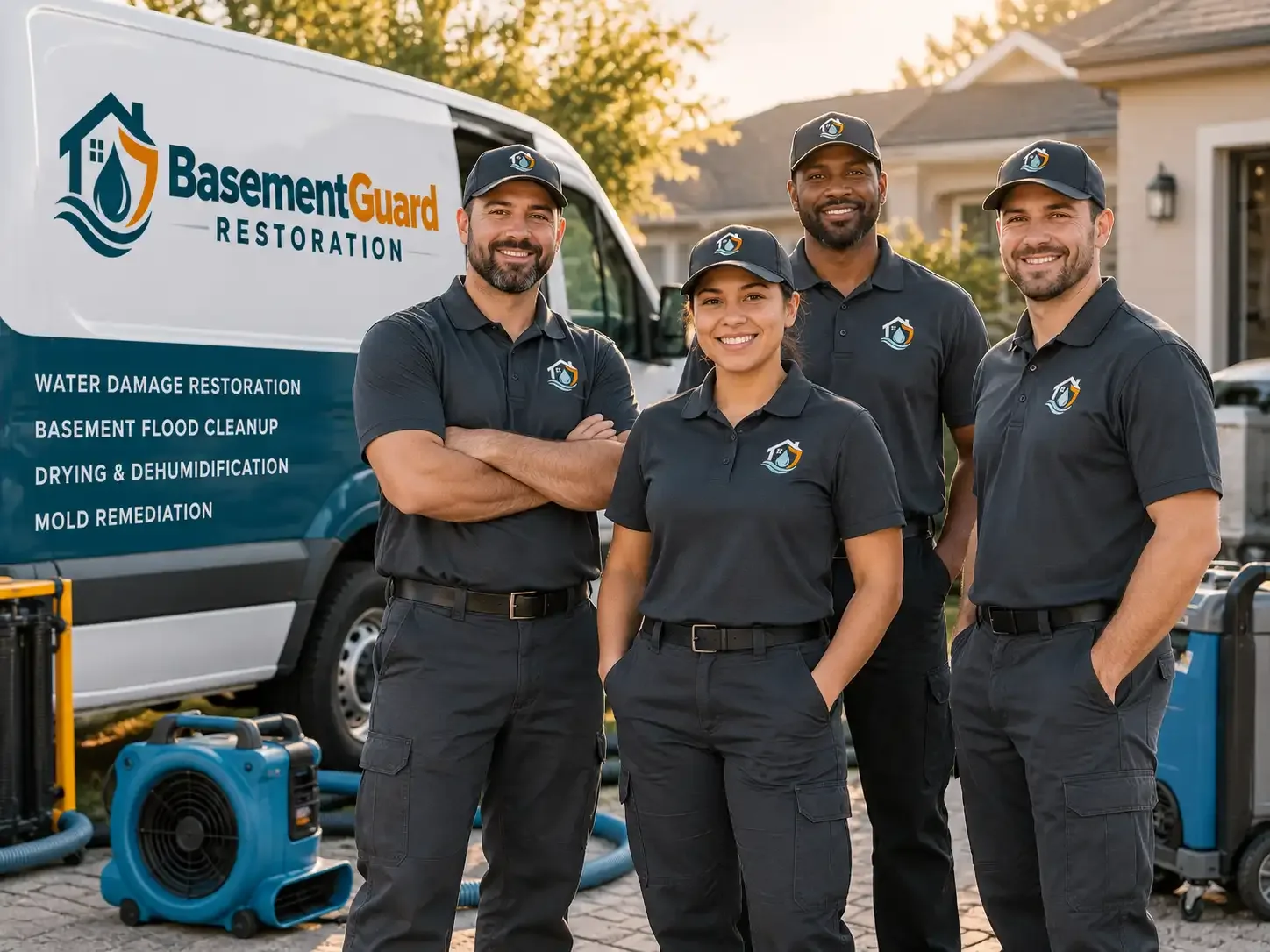 Basement Water Damage Restoration company in Blue Grass, IA
